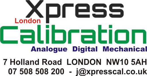 London Xpress Calibration - Analogue Digital Mechanical